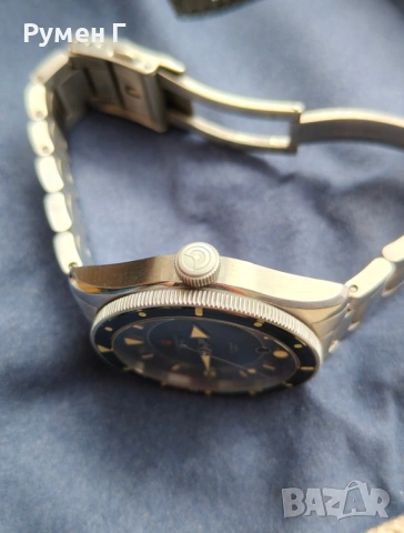 Перфектен швейцарски дайвър Direnzo DRZ03, автомат, пълен комплект, бартер, снимка 5 - Мъжки - 54148831