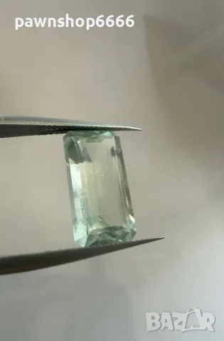 Естествен аквамарин 5.65 ct – Emerald Cut – естествен скъпоценен камък, снимка 6 - Други - 55394422