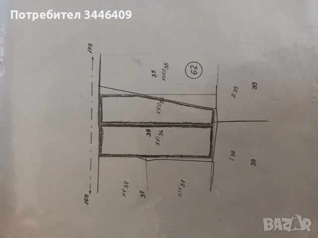 Продавам парцел в регулация 2687кв м в село Неофит Рилски обл Варна, снимка 5 - Парцели - 55194000