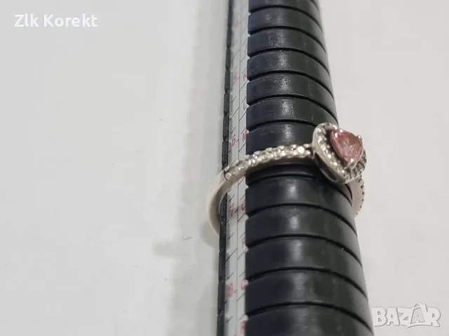 Сребърен пръстен PANDORA Валс, снимка 7 - Пръстени - 55492697