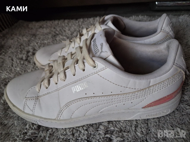 PUMA оригинални детски кожени маратонки 35.5, снимка 2 - Детски маратонки - 54199395