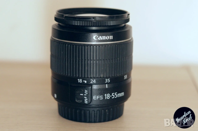 Canon EF-S 18-55mm F/3.5-5.6 DC III + UV филтър