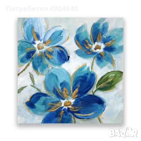 картина с цветя 