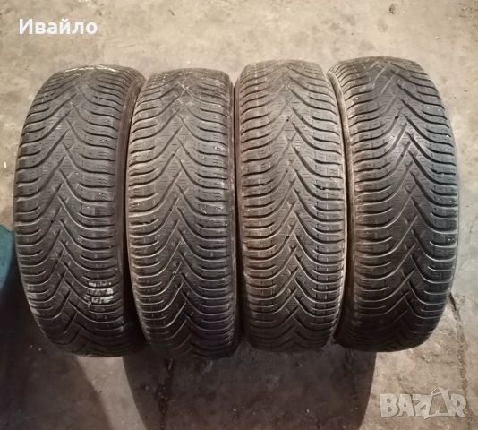 Продавам 4 броя зимни  гуми 175.65.15 на 1 сезон дот 2020 Kleber 