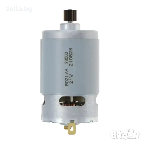 Електромотор RS550 GRS550VC 21V 28000 RPM с 14 зъба – за акумулаторен мини верижен трион 10324, снимка 8 - Друга електроника - 54672142