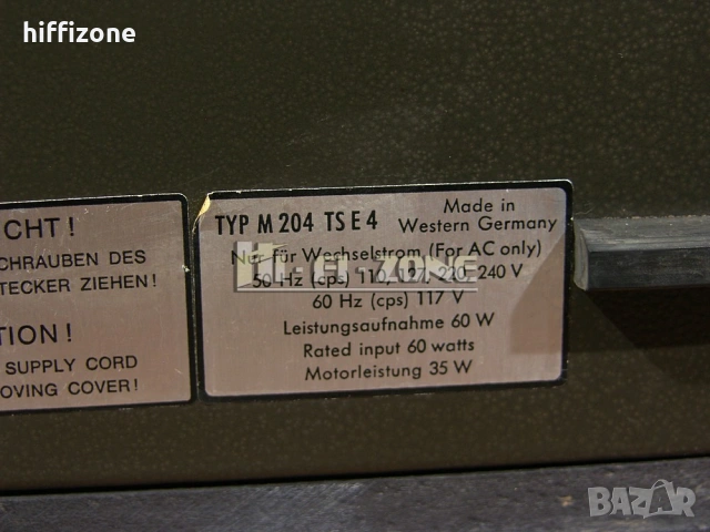 Магнетофон  Telefunken m204ts , снимка 11 - Декове - 54695866