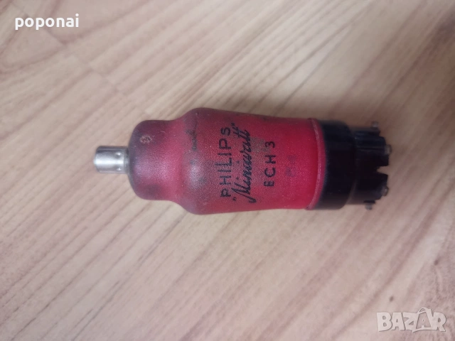 Радиолампа Philips ECH3 , снимка 4 - Друга електроника - 54968367