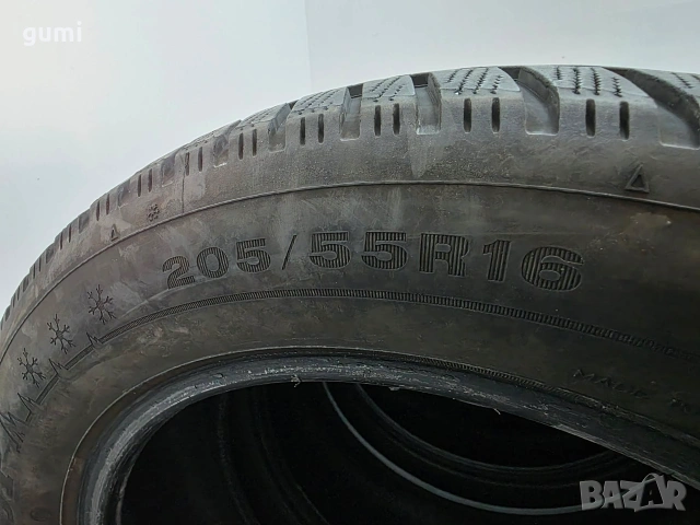 4бр зимни гуми 205/55/16 DUNLOP L06187, снимка 6 - Гуми и джанти - 55215674