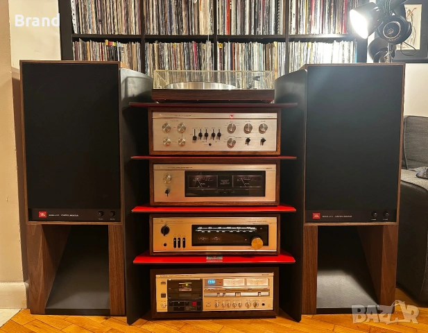 Luxman pre & amp,tuner, cassette deck, turntable & JBL loudspeakers ❗️