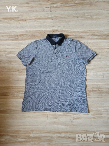Оригинална мъжка тениска с яка Fred Perry