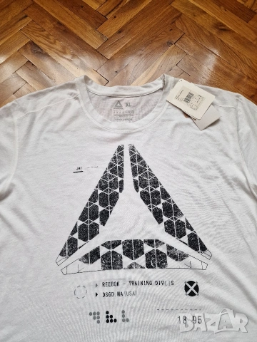 Страхотна мъжка тениска REEBOK нова с етикет, размер XL , снимка 6 - Тениски - 54520515