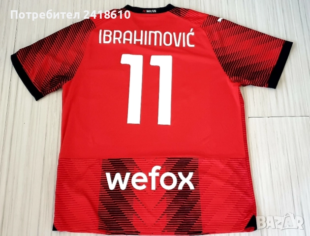 Puma Dry Cell AC Milan Zlatan Ibrahimovic  #11 Mens Size XL НОВО! ОРИГИНАЛ! Мъжка Тениска!, снимка 2 - Тениски - 54730755