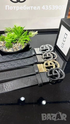 Колан Gucci естествена кожа, снимка 5 - Колани - 53982476