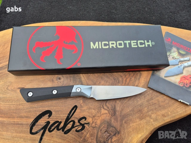 Нож Microtech с фиксирано острие 3500B-10BC, снимка 2 - Ножове - 54308421