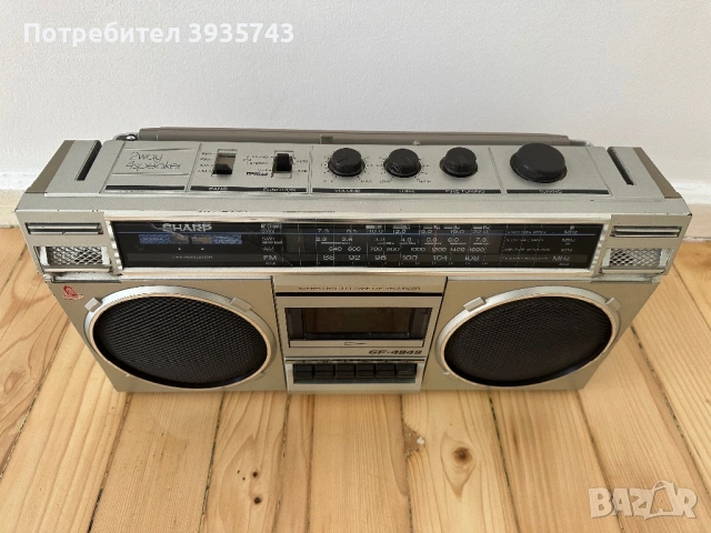 Sharp 4949 касетофон шарп, снимка 2 - Радиокасетофони, транзистори - 54630262