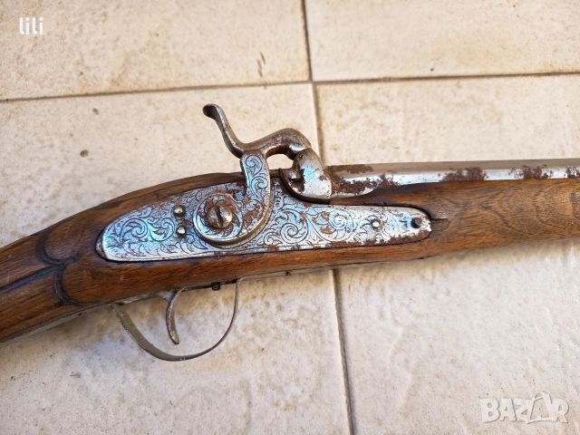 старинни пушка и пищов от 19 век в отлично техническо и визуално състояние , снимка 2 - Антикварни и старинни предмети - 54371285