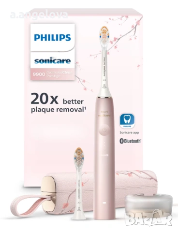 Електрическа звукова четка за зъби Philips Prestige 9900 HX9992/31, 62000 осцилации/минута, Технолог
