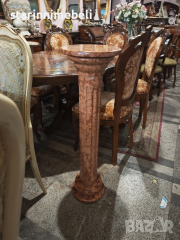 Мраморна колона, снимка 3 - Статуетки - 54748143