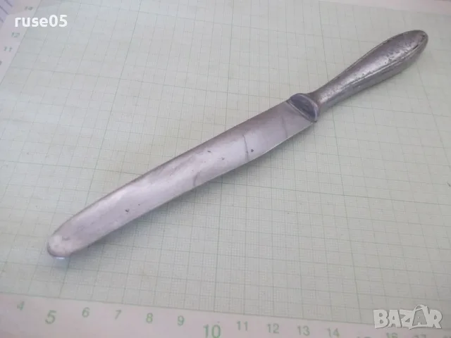 Нож сервизен от соца, снимка 4 - Прибори за хранене, готвене и сервиране - 55561547