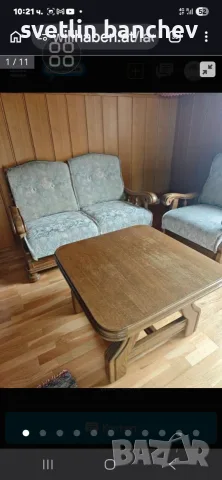 Продавам секция масичка с комплект диан и фотьол, снимка 4 - Секции и витрини - 55532561