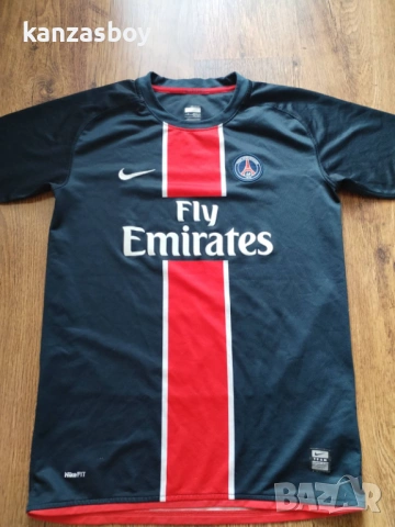 paris saint-germain x NIKE 2008-09 shirt l. boys - юношеска колекционерска тениска 158-170см. , снимка 4 - Детски тениски и потници - 54538921