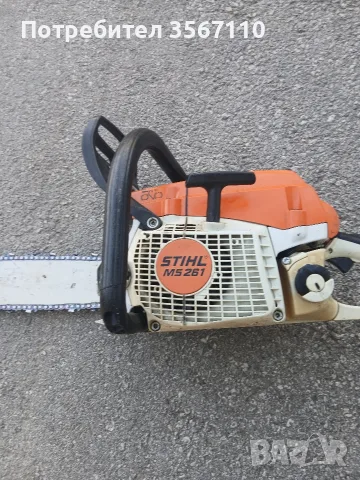 Бензинова резачка Stihl ms 261, снимка 4 - Градинска техника - 55630517
