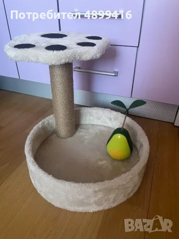 Котешка драскалка с меко легълце+ПОДАРЪК