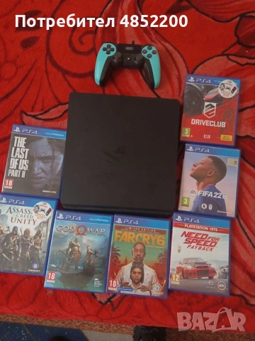 Ps4 Slim 500gb . 140 Euro Samo S 2 igri !i Djoistik