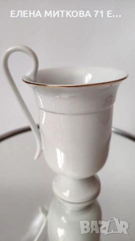 *Burg lindau porzellan* чисто нов луксозен комплект от два двойни сета + лъжички, снимка 10 - Сервизи - 54128357