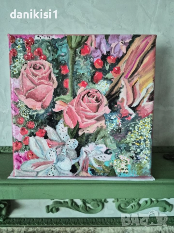 Авторска артина маслени бои , снимка 2 - Картини - 54326735