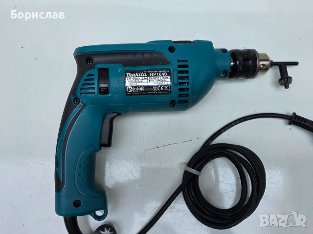 Електрическа дрелка Makita HP1640, снимка 3 - Бормашини - 55148729