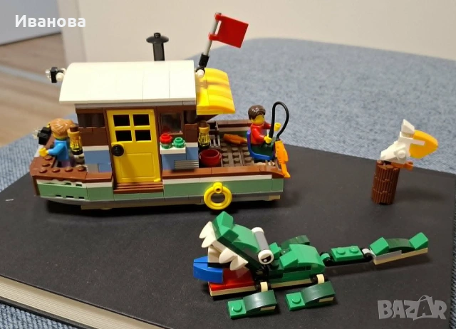 Конструктор LEGO Creator 3 в 1 /31093/ Riverside Houseboat, снимка 4 - Конструктори - 55188795
