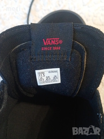 VANS SK8 LOW - Trainers black №45 нови , снимка 3 - Кецове - 55051725