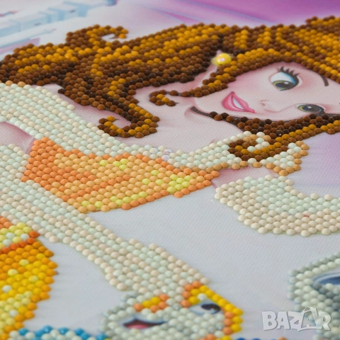 Диамантен гоблен Красавицата и Звяра 5D Craft Buddy Crystal Art , снимка 5 - Други - 55196797
