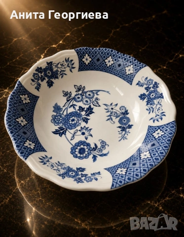 Античен английски комплект Mason's/Ironstone- England, снимка 4 - Антикварни и старинни предмети - 54650815