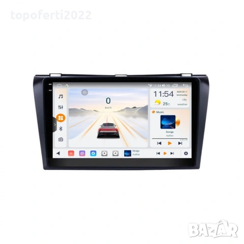 Мултимедия за Mazda 3 (2004-2009) Навигация CarPlay Android Auto + Подарък Камера, снимка 2 - Аксесоари и консумативи - 55025453