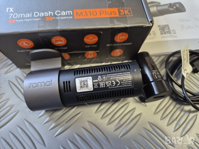 70mai Dash Cam M310 Plus 3K, снимка 3 - Аксесоари и консумативи - 54815015
