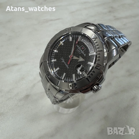Nivada Swiss Skymaster Automatic – Day-Date, Swiss Made, снимка 2 - Мъжки - 55190567