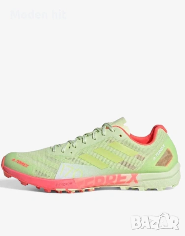Оригинал! ADIDAS Terrex Speed Pro Trail Running Shoes Lime унисекс маратонки, снимка 4 - Маратонки - 54541948