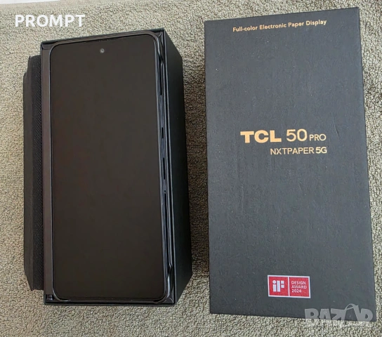 TCL 50pro NXTPAPER 5g 512GB 16GB в гаранция , снимка 2 - Други - 54873644