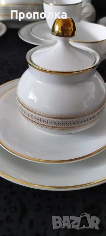 Ефирен, бял сервиз за кафе/чай  "Vohenstrauss'' Johann Seltmann , снимка 9 - Сервизи - 55365580