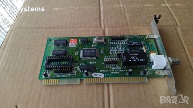 Genius LAN K0233046 16-bit ISA Network Adapter Card, снимка 5 - Мрежови адаптери - 54575155