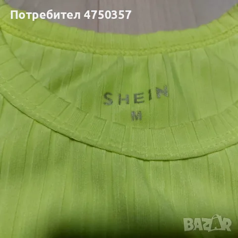 Късо цикламено зелено потниче, снимка 2 - Потници - 55351780