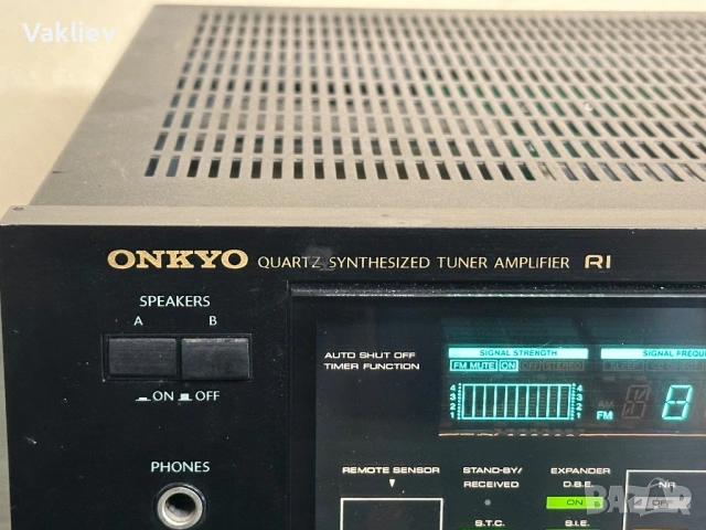 ONKYO TX-7540 – Quartz Synthesized премиум усилвател с туниър и дистанционно, снимка 7 - Аудиосистеми - 54687233