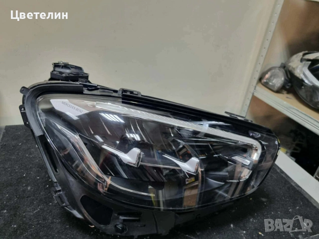 Десен фар Merceses E класа W213 LED desen far мерцедес 213, снимка 3 - Части - 54430092