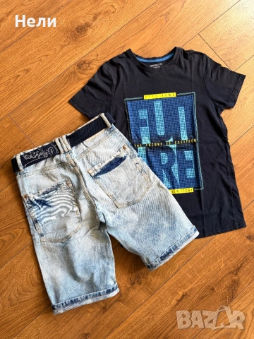 ZARA, H&M детски къси дънки за момче ръст 152, снимка 4 - Детски къси панталони - 54948571