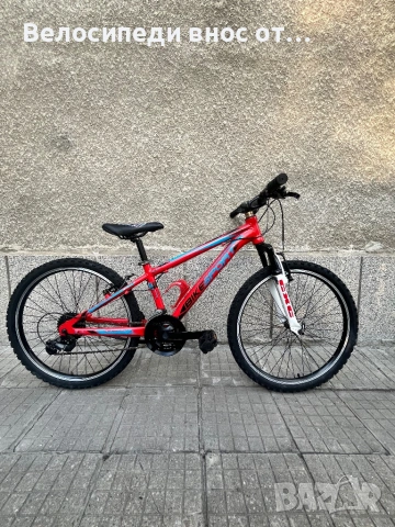 Алуминиев велосипед 24 цола 24 скорости преден амортисьор  много запазено , снимка 2 - Велосипеди - 54130345