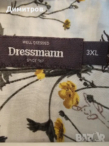 Лятна Мъжка Риза Dressman - 3XL, снимка 3 - Ризи - 55510992