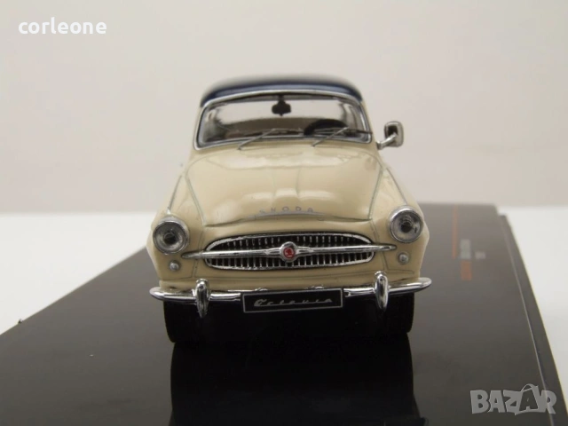 Skoda Octavia 1959 - мащаб 1:43 на ixo models моделът е нов в PVC дисплей-кейс, снимка 7 - Колекции - 54971875