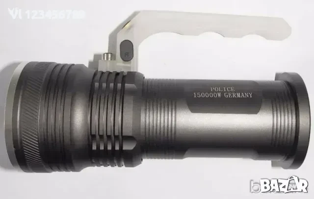 Мощен акумулаторен LED лед Фенер H-3405 28000w, снимка 4 - Къмпинг осветление - 54007820